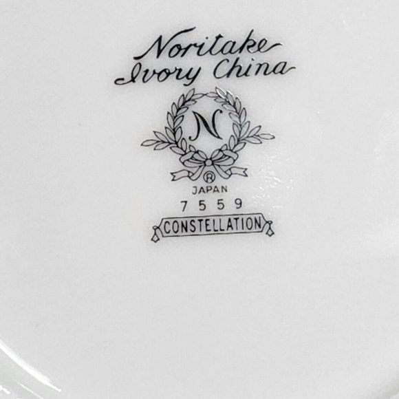 Vintage Noritake Ivory China Constellation Coupe Soup Bowl #7559 - Picture 4 of 4